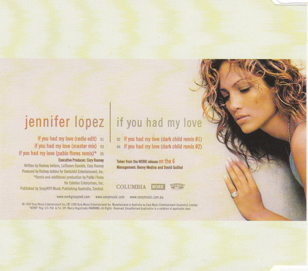 Jennifer Lopez : If You Had My Love (CD, Single)