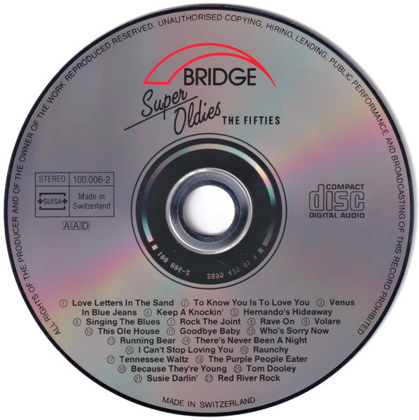 Various : Super Oldies (The Fifties) (CD, Comp, RE)