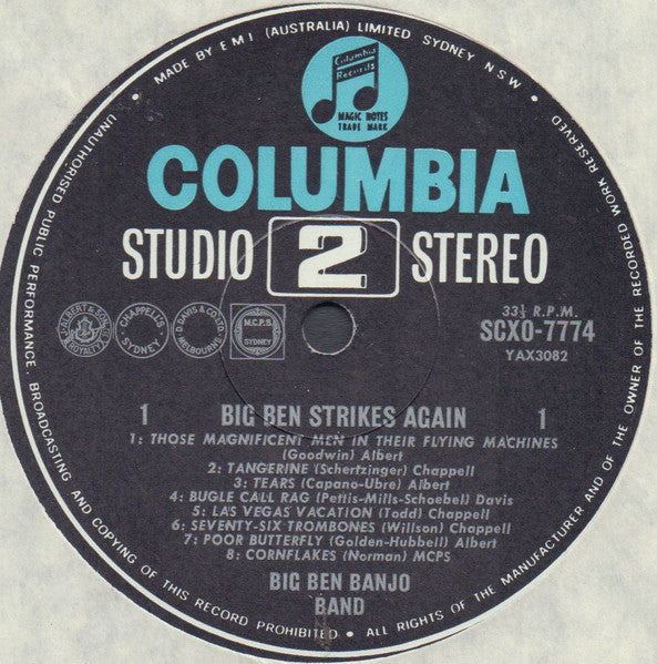 Big Ben Banjo Band* : Big Ben Strikes Again (LP)