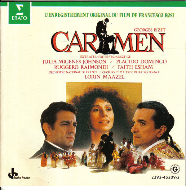 Julia Migenes Johnson / Placido Domingo / Ruggero Raimondi / Faith Esham – Orchestre National De France / Chœur De Radio France Et Maîtrise De Radio France / Lorin Maazel : Carmen • Extraits / Excerpts / Auszüge (CD, Album, RE)