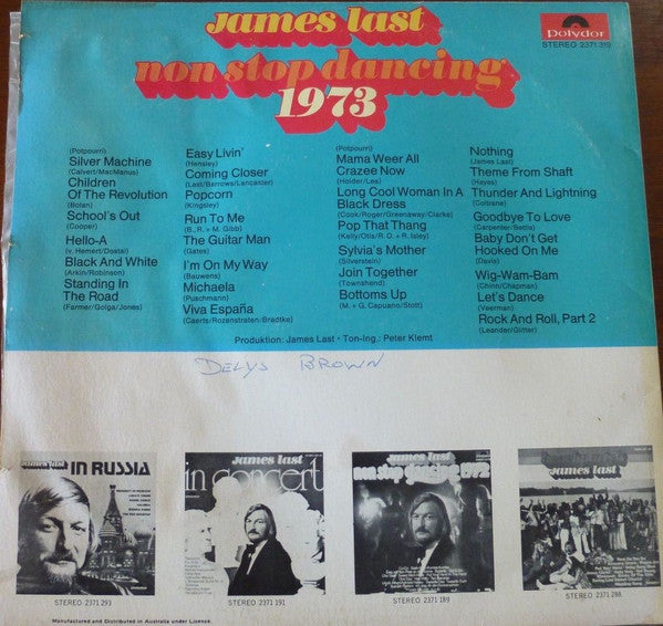 James Last : Non Stop Dancing 1973 (LP, Album)