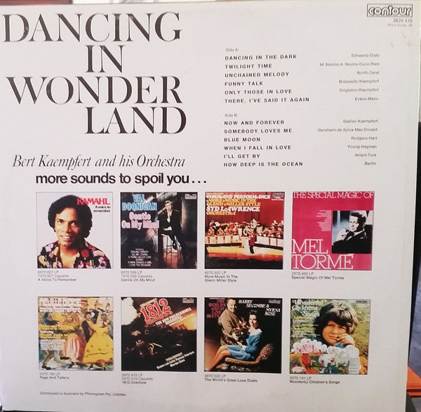 Bert Kaempfert & His Orchestra : Dancing In Wonderland (LP, Album, RE)