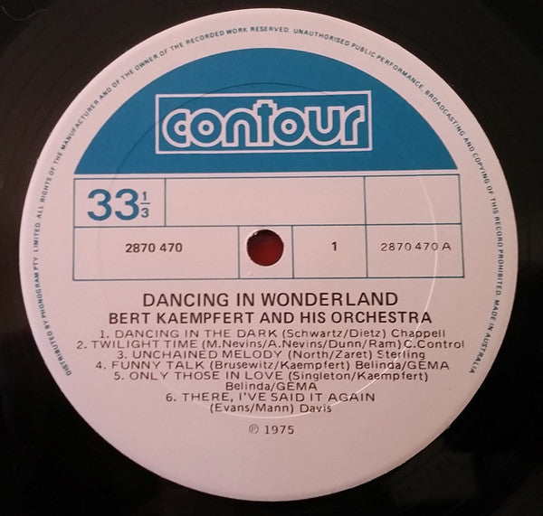 Bert Kaempfert & His Orchestra : Dancing In Wonderland (LP, Album, RE)