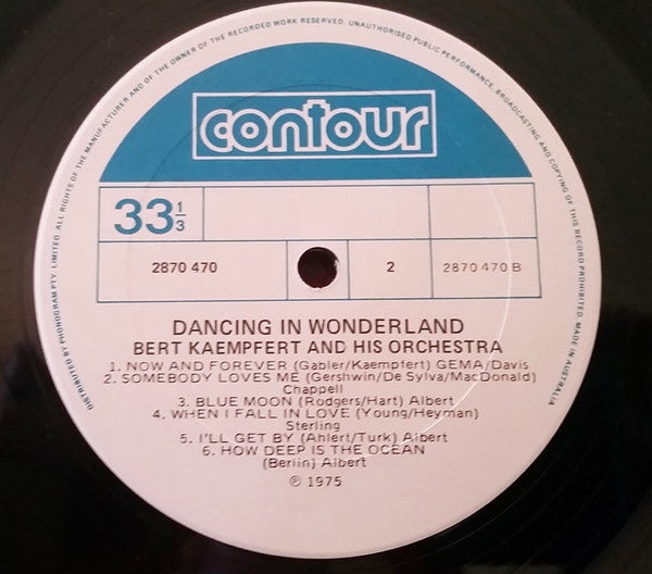 Bert Kaempfert & His Orchestra : Dancing In Wonderland (LP, Album, RE)