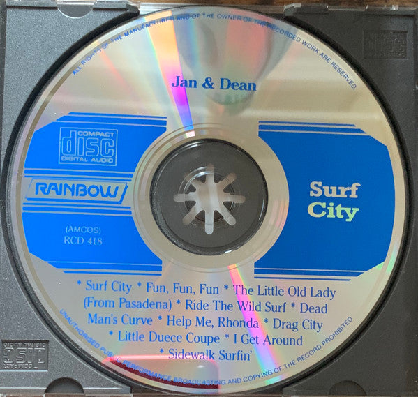 Jan & Dean : Surf City (CD, Album, RE)
