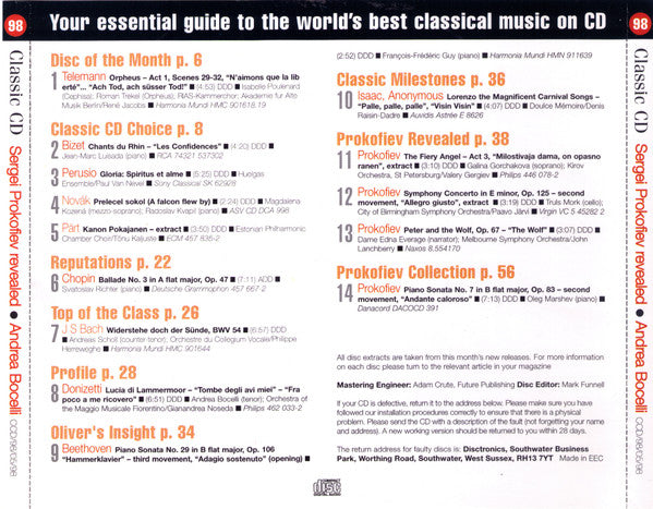 Various : Classic CD 98 (CD, Comp)