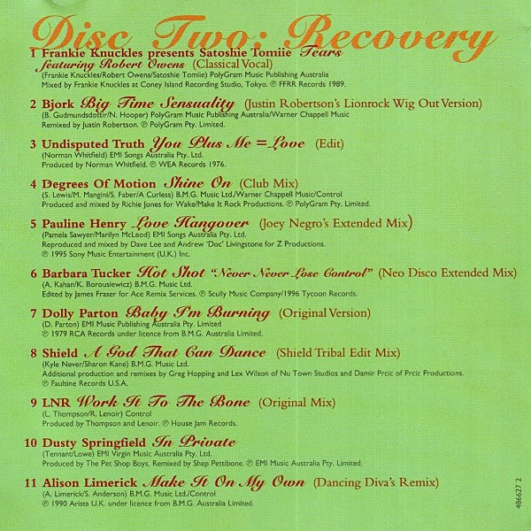 Various Track Selection By Kate Monroe : 1997 Sydney Gay & Lesbian Mardi Gras (Party Anthems Three) (CD, Comp, Mixed + CD, Comp)