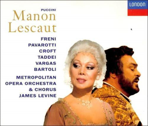 Puccini* / Freni* • Pavarotti* • Croft* • Taddei* • Vargas* • Bartoli* • Metropolitan Opera Orchestra* And Chorus* • James Levine (2) : Manon Lescaut (2xCD + Box, Album, Sli)