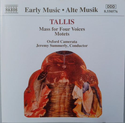 Thomas Tallis - Oxford Camerata, Jeremy Summerly : Mass For Four Voices • Motets (CD, Son)