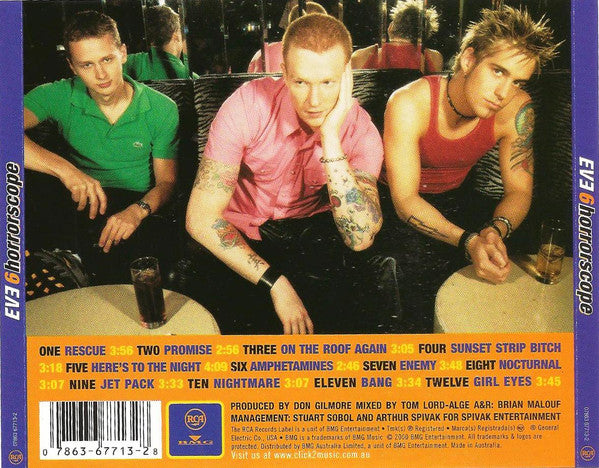 Eve 6 : Horrorscope (CD, Album)
