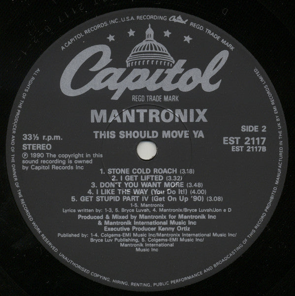 Mantronix : This Should Move Ya (LP, Album)