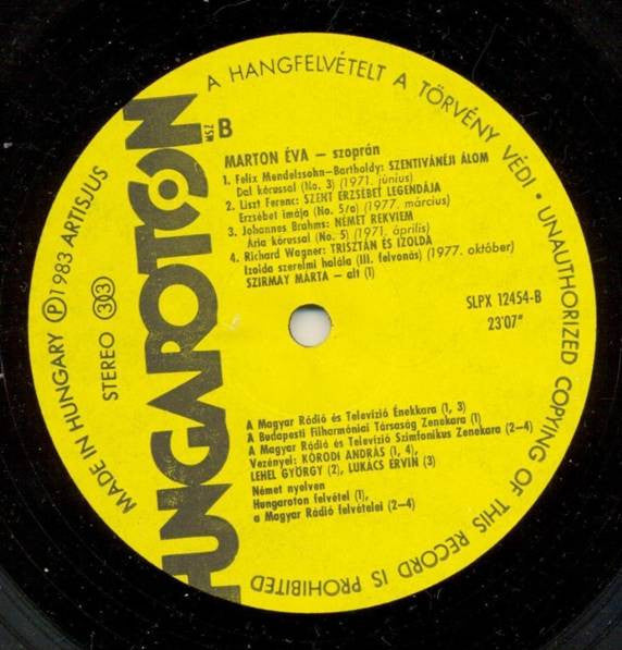 Éva Marton : The 1971-77 Recordings (LP, Album)