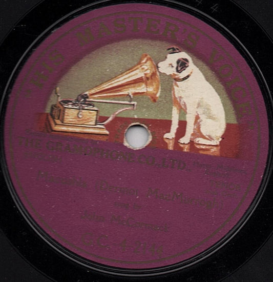 John McCormack (2) : Macushla  (Shellac, 10", S/Sided, 81 )