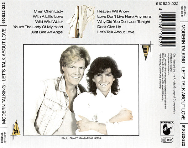 Modern Talking : Let's Talk About Love - The 2nd Album (CD, Album)