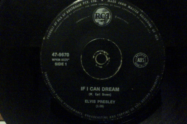 Elvis Presley : Edge Of Reality (7", Single)