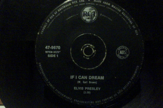 Elvis Presley : Edge Of Reality (7", Single)