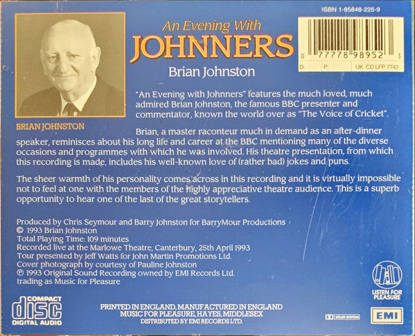 Brian Johnston : An Evening With Johnners (2xCD, Album)
