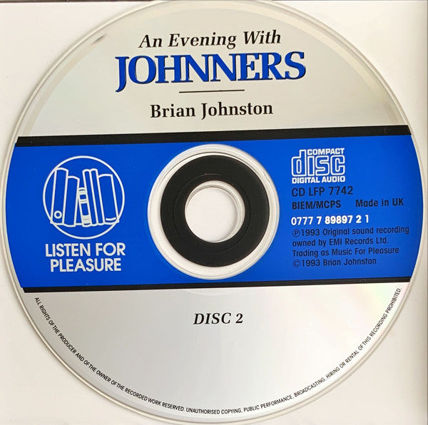 Brian Johnston : An Evening With Johnners (2xCD, Album)