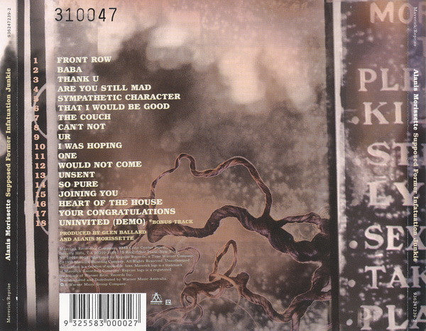 Alanis Morissette : Supposed Former Infatuation Junkie (CD, Album, Num)