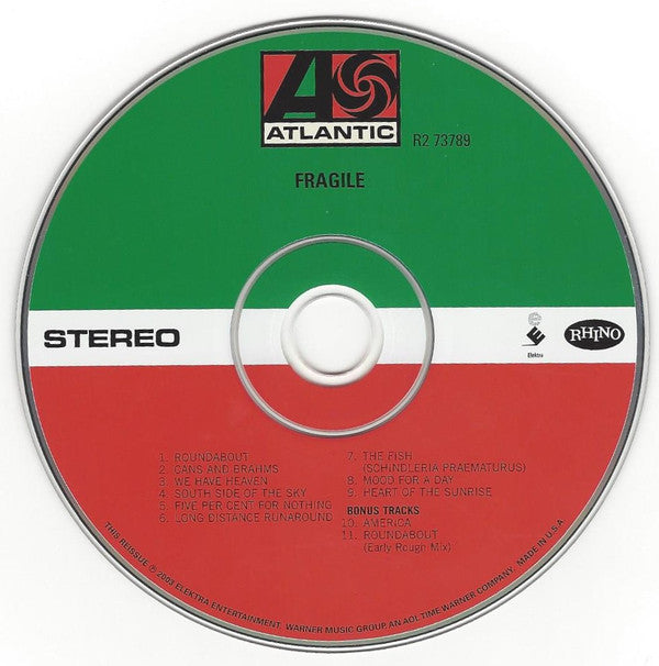 Yes : Fragile (CD, Album, RE, RM, Dig)