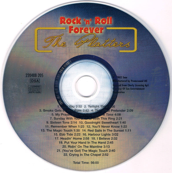 The Platters : Rock 'N' Roll Forever (CD, Comp)