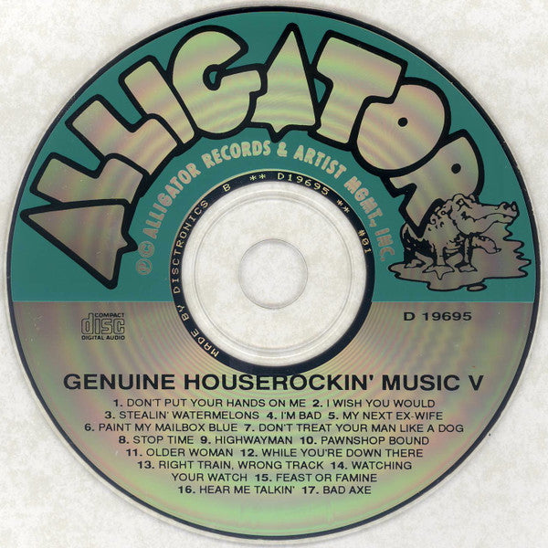 Various : Genuine Houserockin' Music V (CD, Comp)