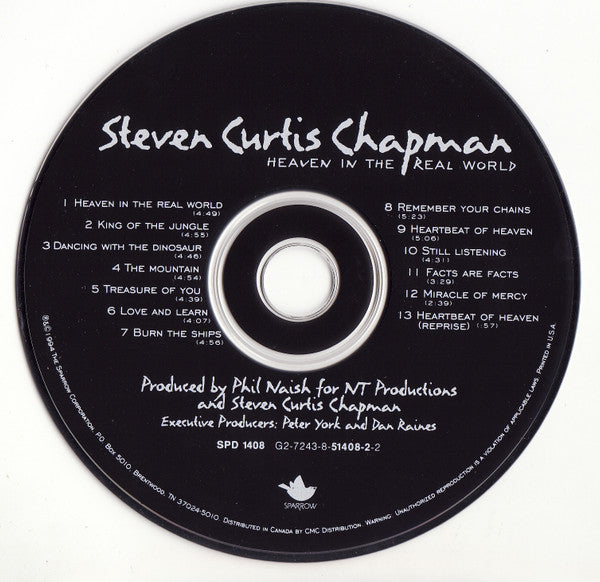 Steven Curtis Chapman : Heaven In The Real World (CD)