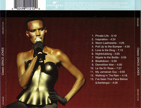 Grace Jones : Classic Grace Jones (CD, Comp, RM)