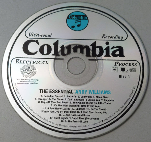 Andy Williams : The Essential Andy Williams (2xCD, Comp)