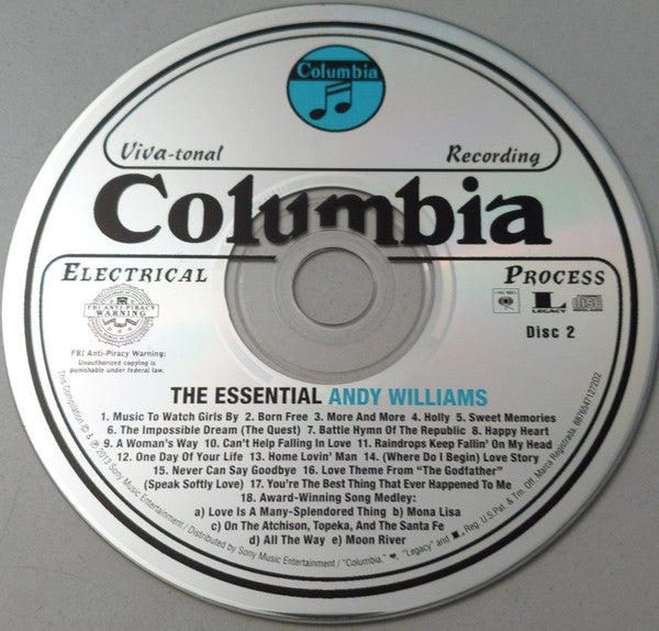 Andy Williams : The Essential Andy Williams (2xCD, Comp)