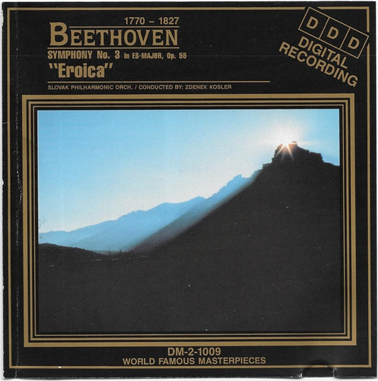 Ludwig van Beethoven / Slovak Philharmonic Orchestra Conducted By: Zdeněk Košler : Symphony No. 3 In ES-Major, Op. 55 "Eroica" (CD, Album)