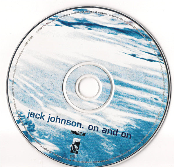 Jack Johnson : On And On (CD, Album, Dig)