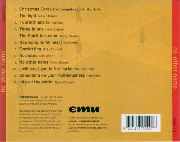 Nicky Chiswell, Rob Smith (46) : No Other Name (CD, Album)