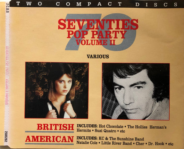 Various : Seventies Pop Party Volume II (2xCD, Comp)