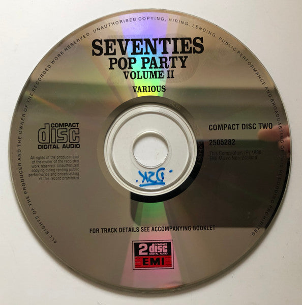 Various : Seventies Pop Party Volume II (2xCD, Comp)