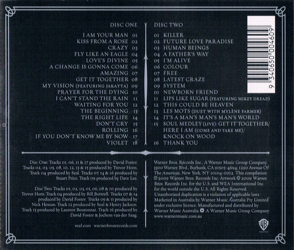 Seal : Hits (2xCD, Comp, Dlx)