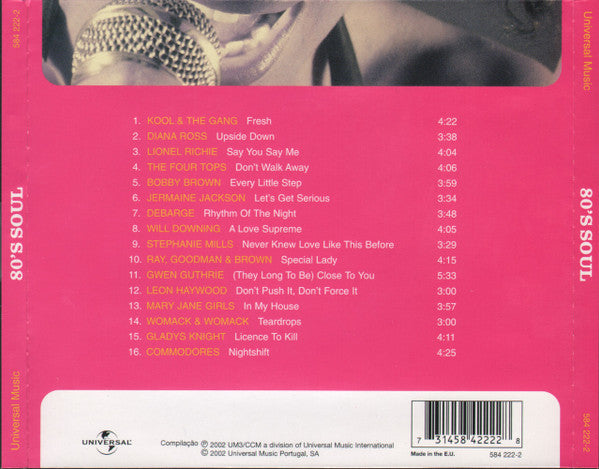 Various : 80's Soul (CD, Comp)