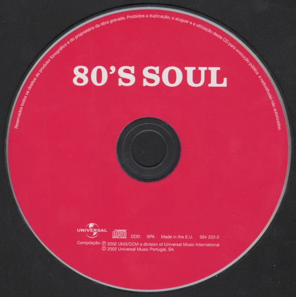 Various : 80's Soul (CD, Comp)