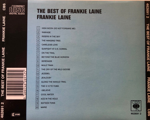 Frankie Laine : The Best Of Frankie Laine (CD, Comp, RE)