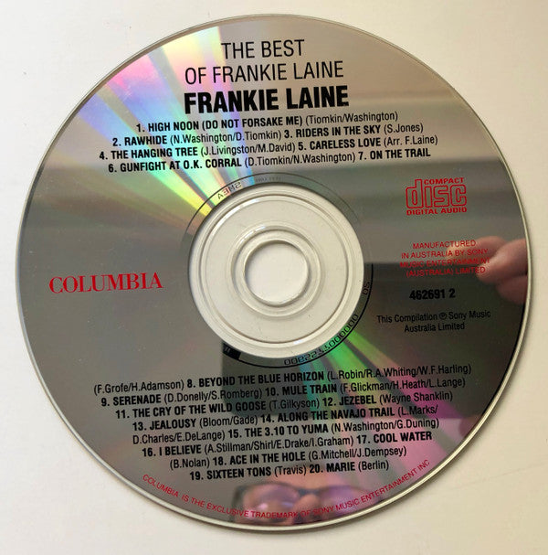 Frankie Laine : The Best Of Frankie Laine (CD, Comp, RE)