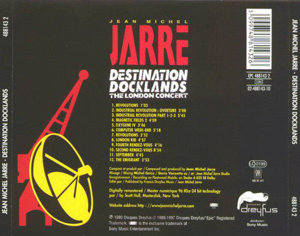 Jean Michel Jarre* : Destination Docklands (The London Concert) (CD, Album, RE, RM)
