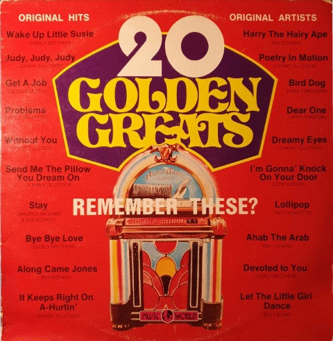 Various : 20 Golden Greats (LP, Album, Comp)
