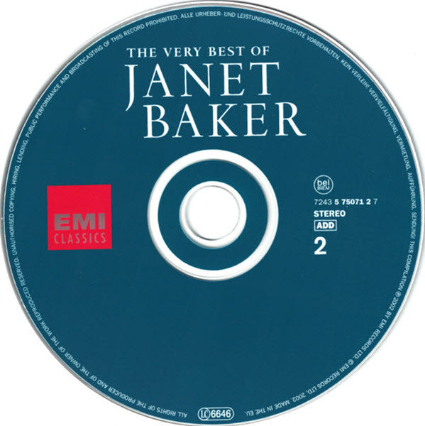 Janet Baker : The Very Best Of Janet Baker (2xCD, Comp)