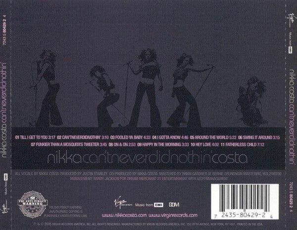 Nikka Costa : Can'tneverdidnothin' (CD, Album)