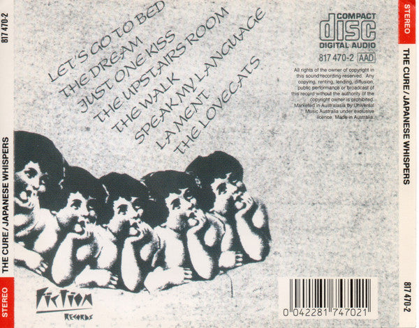 The Cure : Japanese Whispers (CD, Comp, RP)