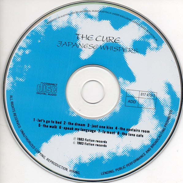 The Cure : Japanese Whispers (CD, Comp, RP)