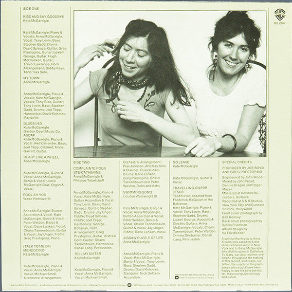Kate & Anna McGarrigle : Kate & Anna McGarrigle (LP, Album, RE)