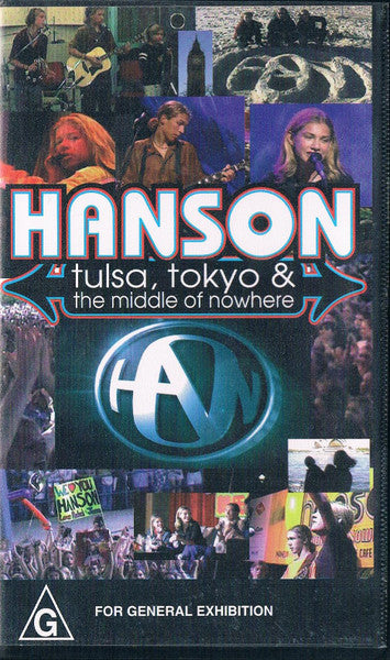 Hanson : Tulsa, Tokyo & The Middle Of Nowhere (VHS, PAL, Dol)