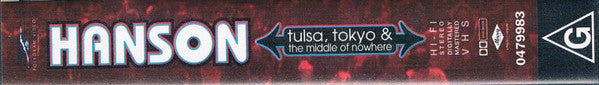 Hanson : Tulsa, Tokyo & The Middle Of Nowhere (VHS, PAL, Dol)