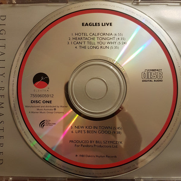 Eagles : Eagles Live (2xCD, Album, RE, RM)